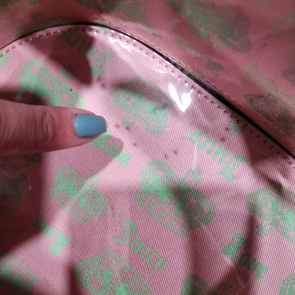 RARE Juicy Couture y2k Train Vanity Case Cosmetic Bag Purse Juicy Girls Club - Picture 15 of 15